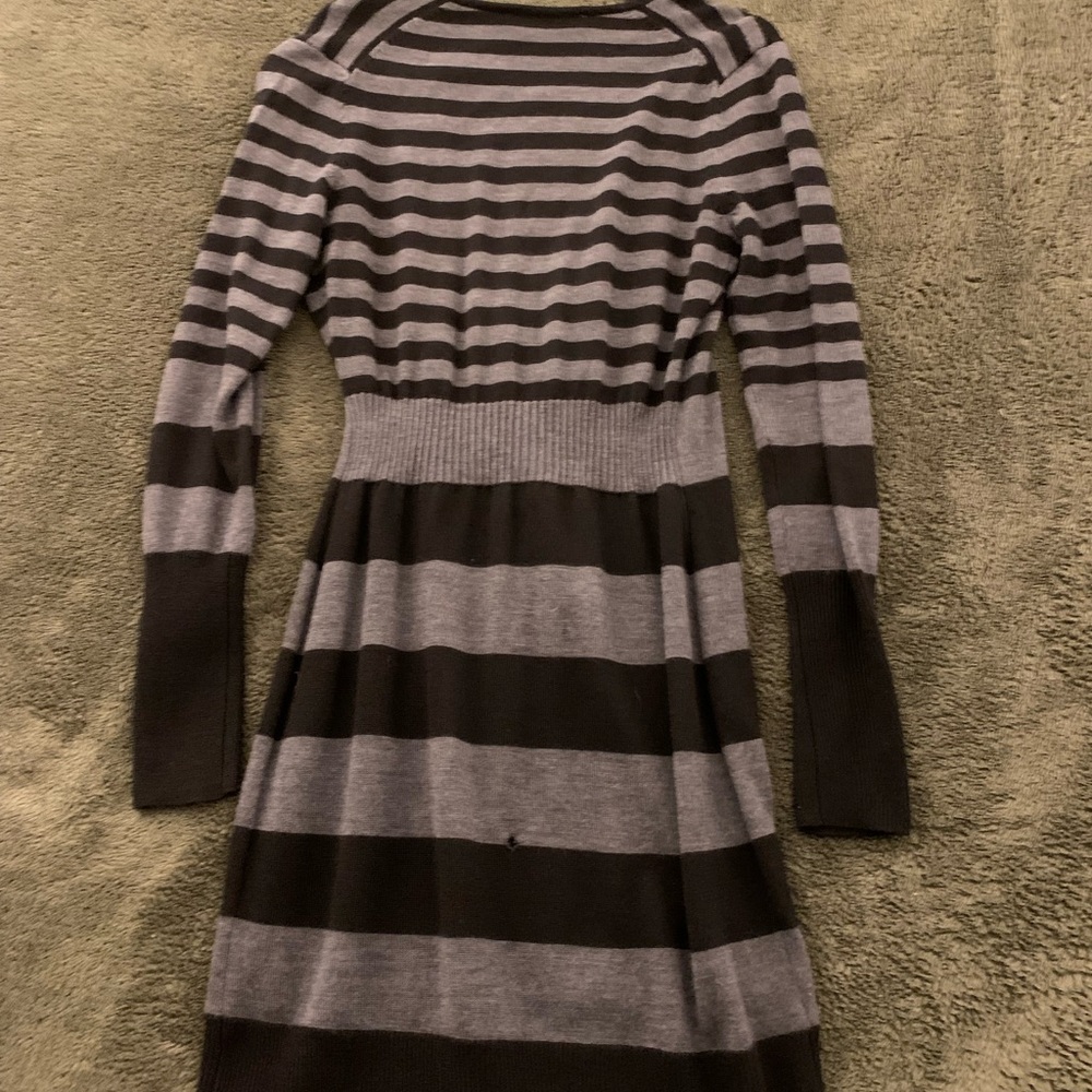 Loft Striped Sweater Dress Size Small - Picture 2 of 4